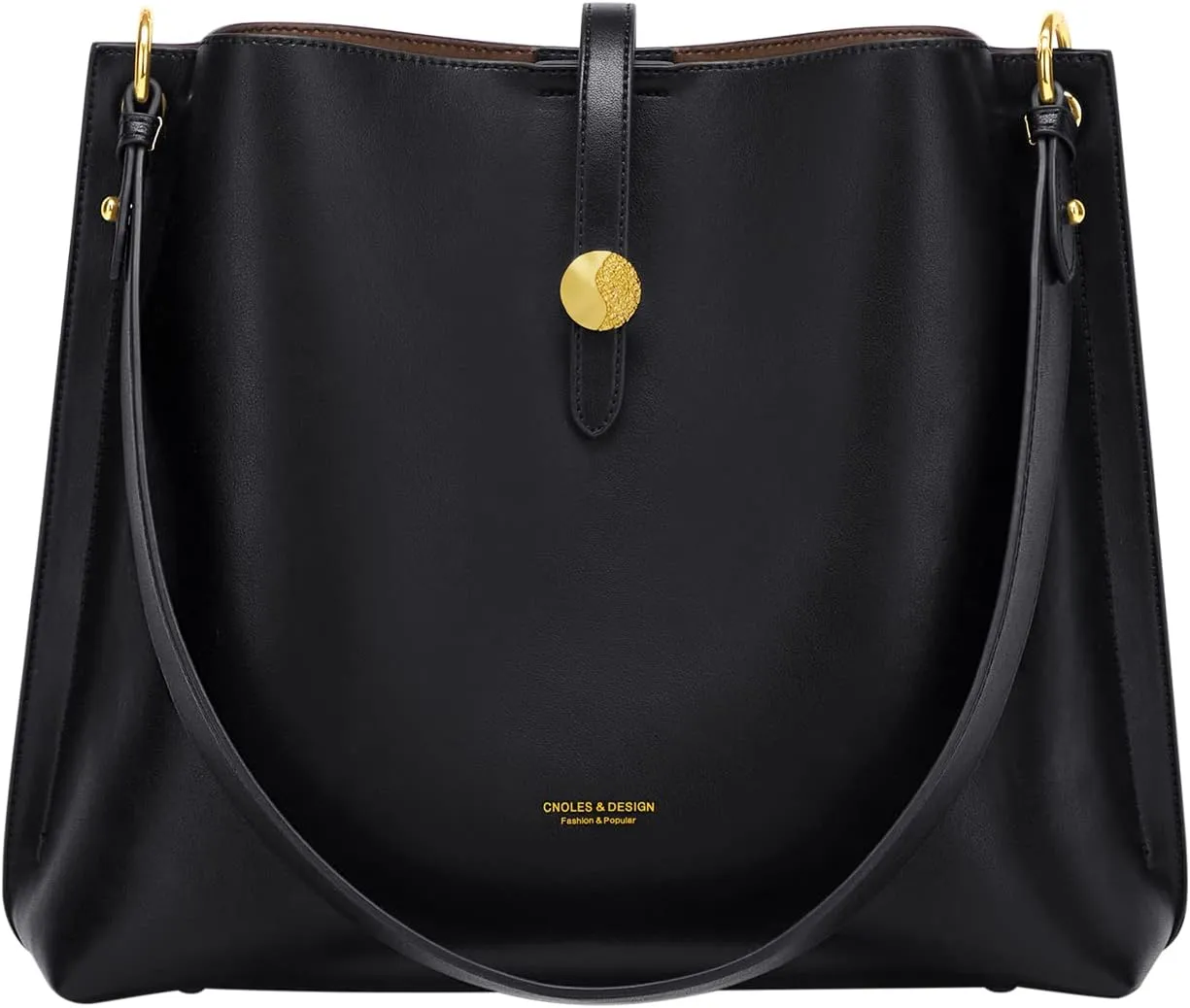 Cnoles Women Genuine Leather Designer Tote Bags Purses And Handbags For Women Fashion Ladies Top Handle Shoulder Satchel Bag