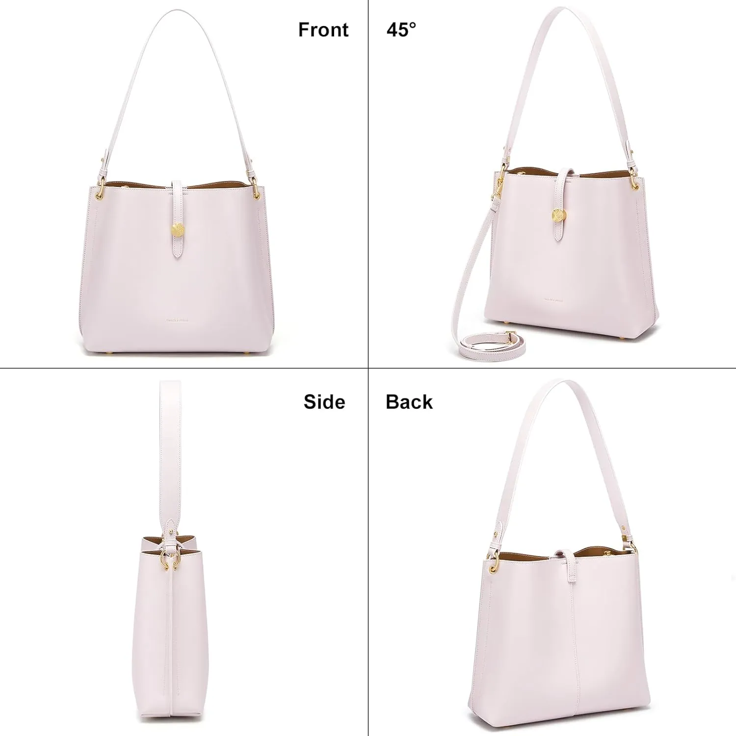 Cnoles Women Genuine Leather Designer Tote Bags Purses And Handbags For Women Fashion Ladies Top Handle Shoulder Satchel Bag