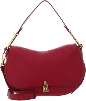 Coccinelle Red Leather Women Women's Handbag