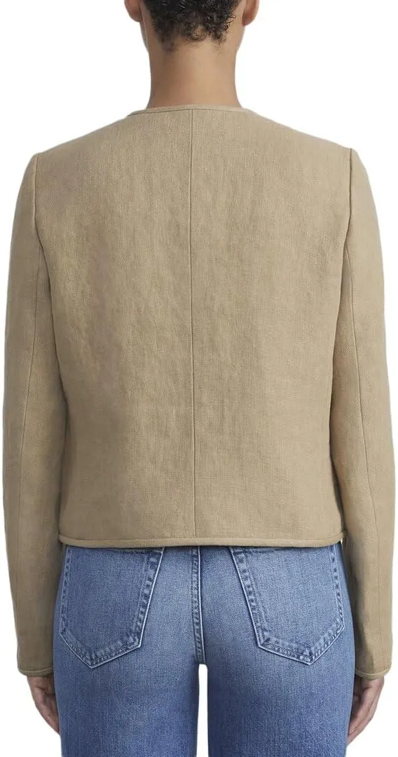Collarless Jacket