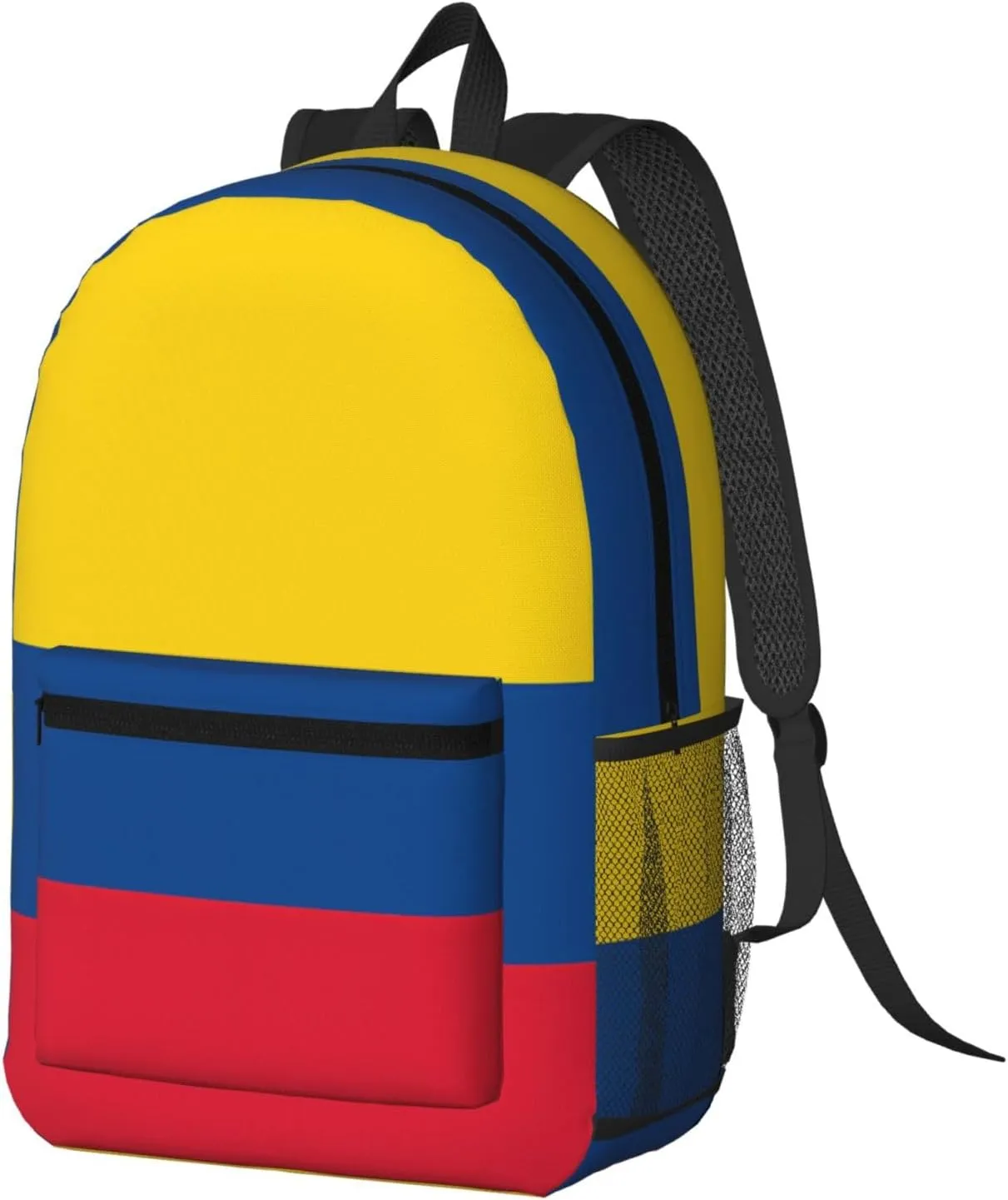 Colombian Colombia Flag 17 Inch Backpacks Multipurpose Laptop Backpack Double Shoulder Bag for Men Women Gifts