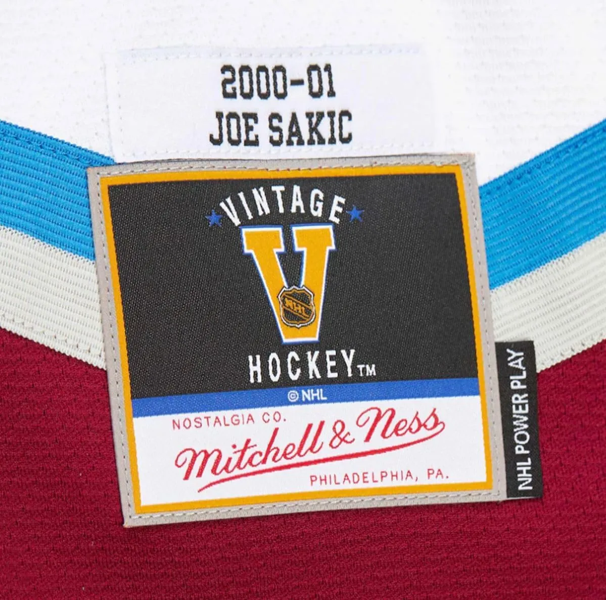 Colorado Avalanche Sakic #19 2000-01 Mens Power Play Jersey