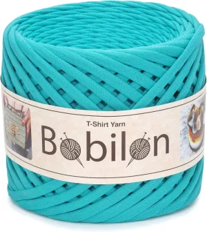 Cotton T-Shirt Yarn – Tiffany – 5–7 mm Jersey Yarn for Crochet & Knitting – 100 m / 110 yds – Ideal for Bags, Baskets, DIY Projects
