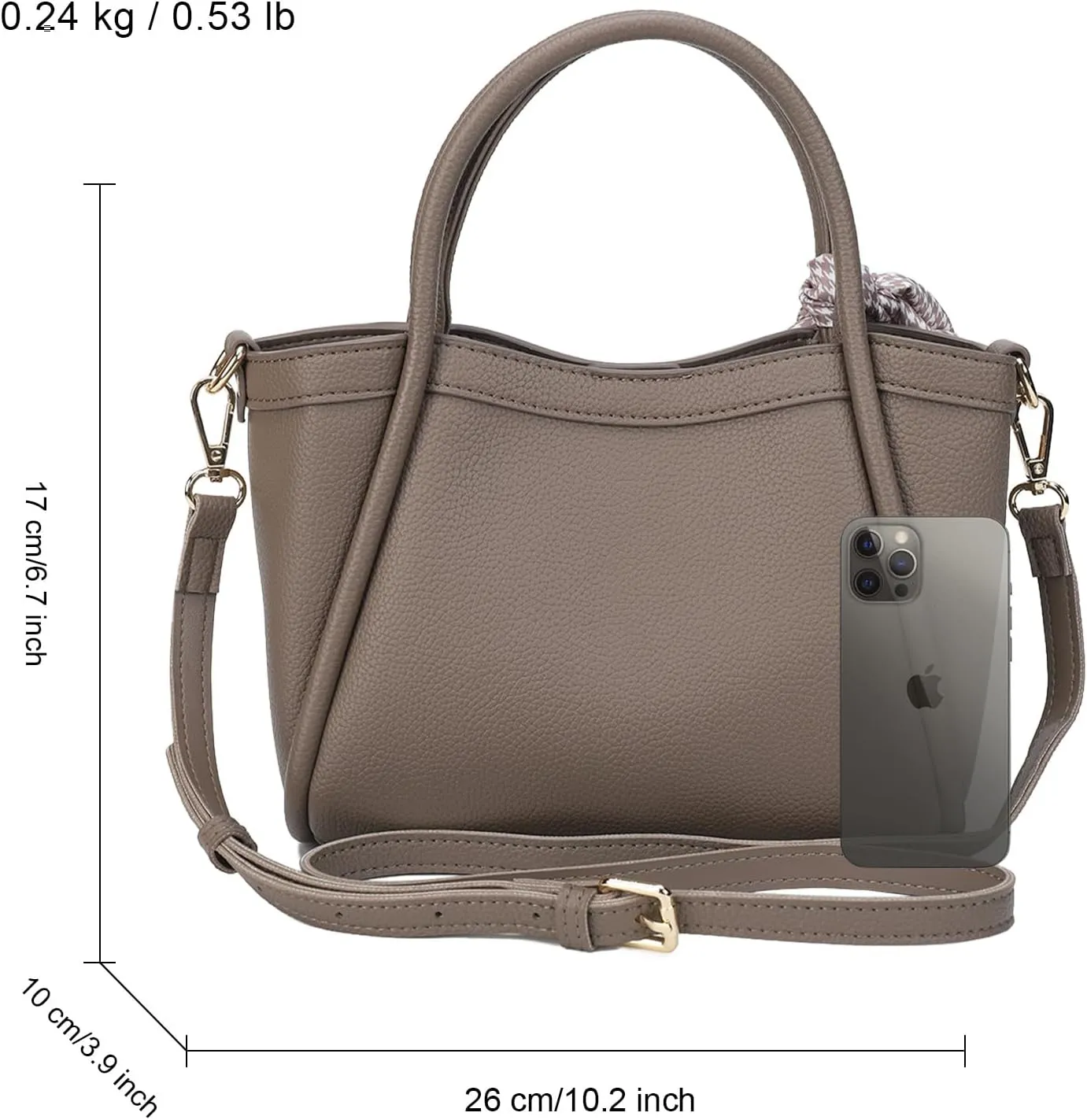 Crossbody Bags For Women Classic Top Handle Bags Shoulder Purse Fashion Top-Handle Satchel Handbags PU Leather