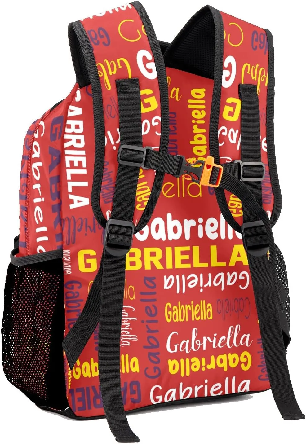 Custom Backpack Personalized Bookbag with Name for Elementary Girls Boys, Waterproof Customize School Book Bag, Unique Back Pack Customized Gift for Kids Back to School, 1 Pack