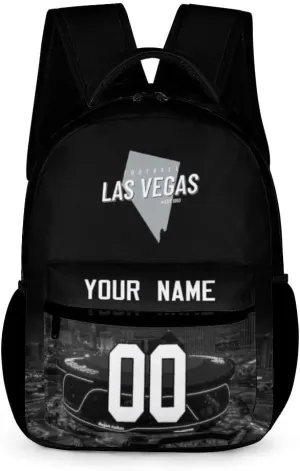 Custom Football Backpacks City Team Court Schoolbags Travel Camp Children Bag Fans Gifts Personalized Name Number