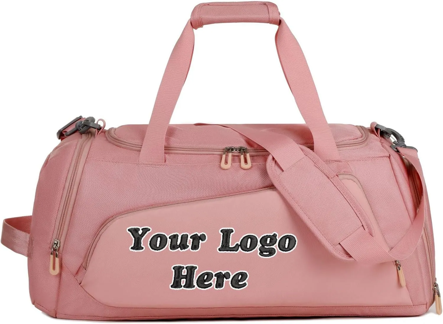 Custom Gym Bags for Men Women,Lightweight Weekender Duffel Bag With Shoe Compartment, Water Resistant Workout Duffle Sports Bag for Travel Yoga