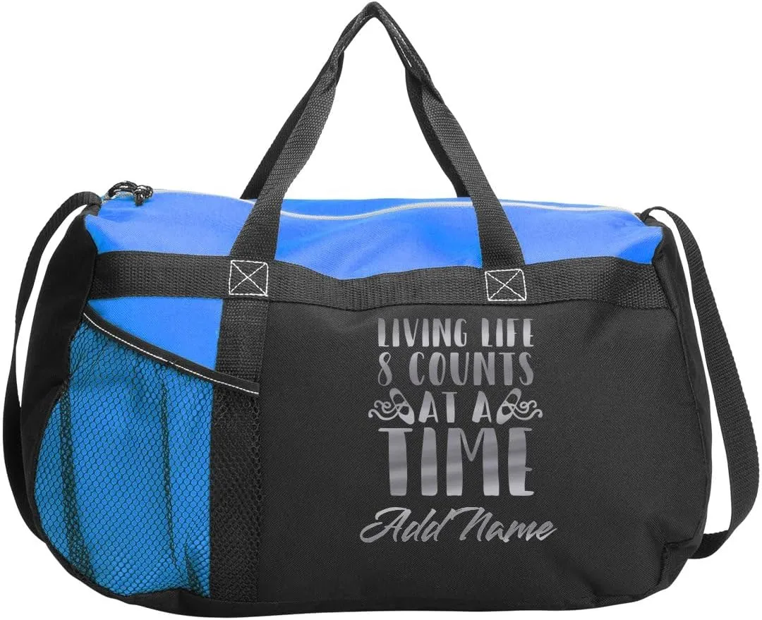Custom Metallic Dance Bag: Gym Duffel Bag
