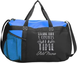 Custom Metallic Dance Bag: Gym Duffel Bag
