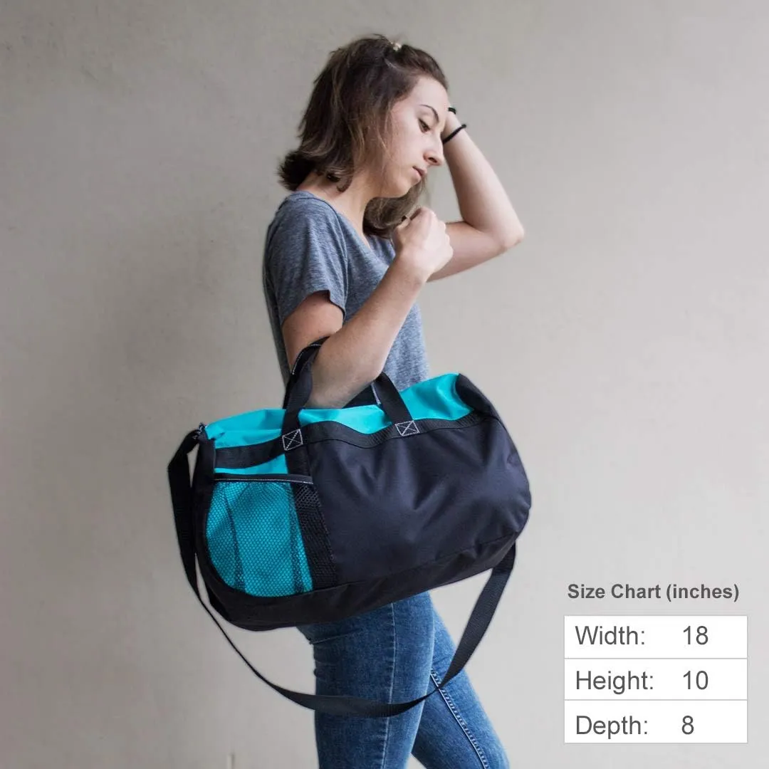 Custom Metallic Dance Bag: Gym Duffel Bag