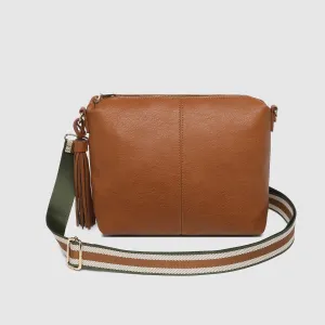 Daisy Stripe Crossbody Bag