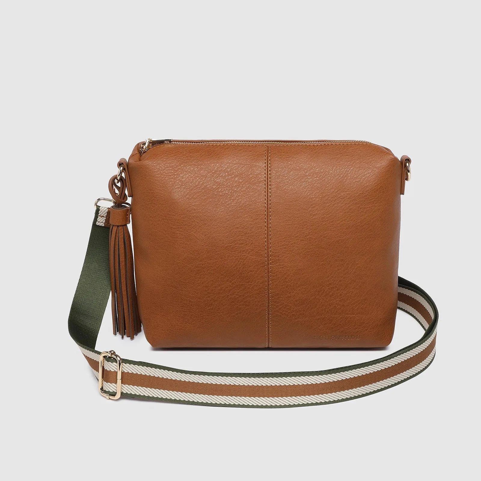 Daisy Stripe Crossbody Bag