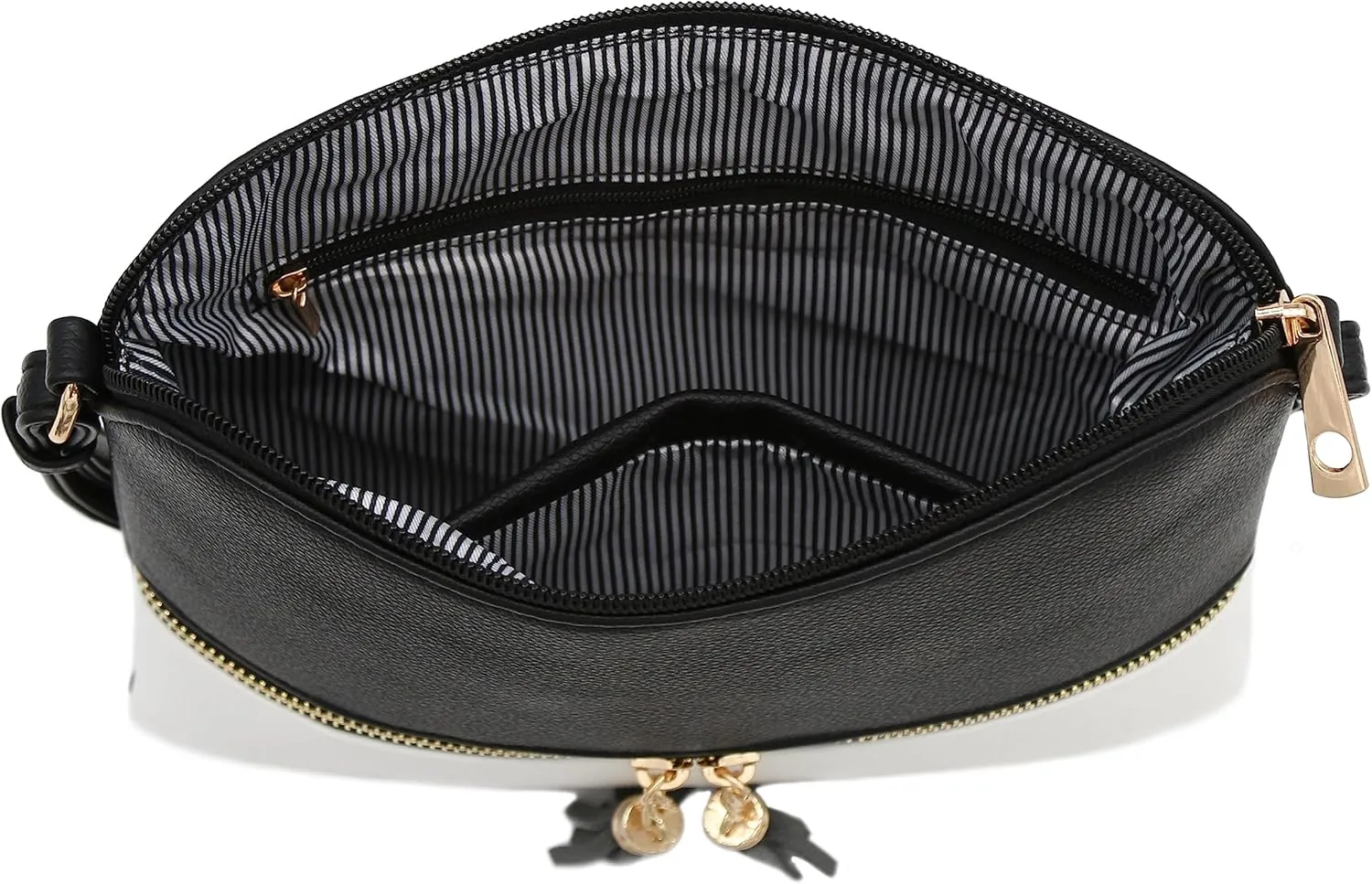 DELUXITY Lightweight Medium Crossbody Bag with Tassel