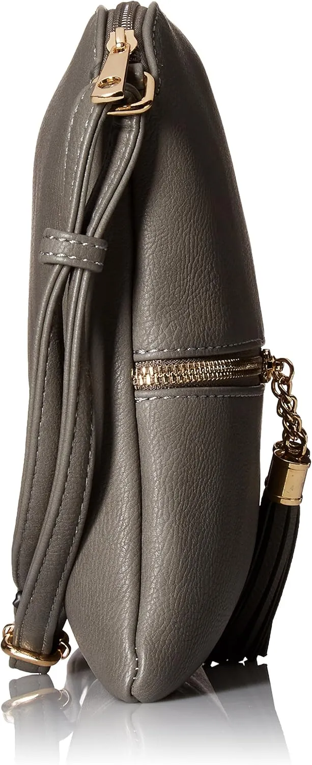 DELUXITY Lightweight Medium Crossbody Bag with Tassel