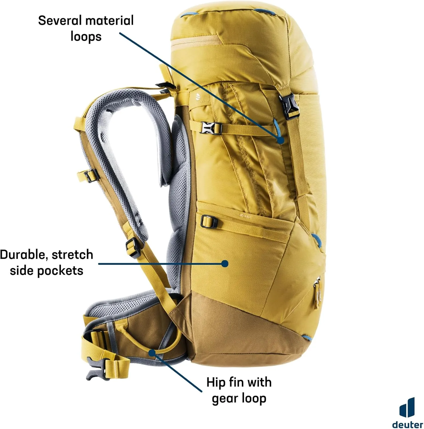 Deuter Unisex Kid's Fox 30, Turmeric Clay, 30L