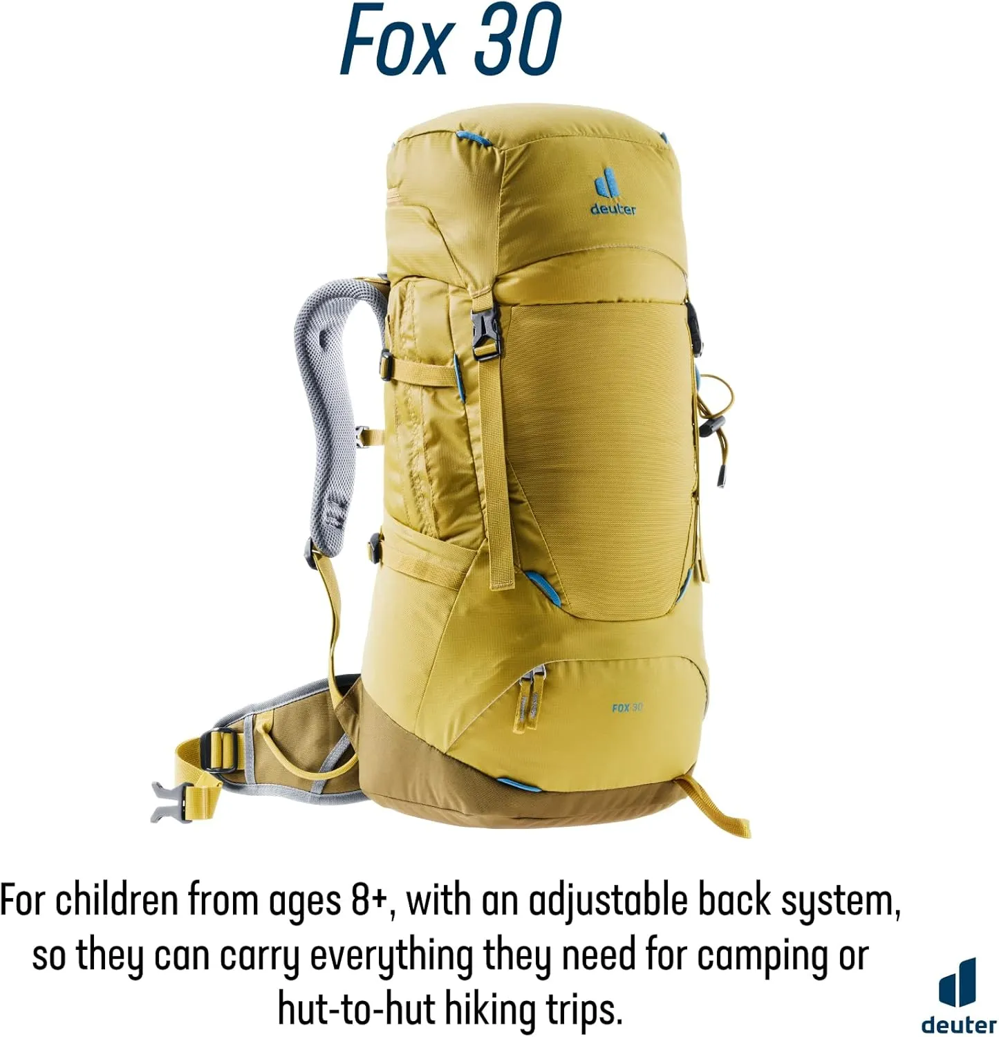 Deuter Unisex Kid's Fox 30, Turmeric Clay, 30L