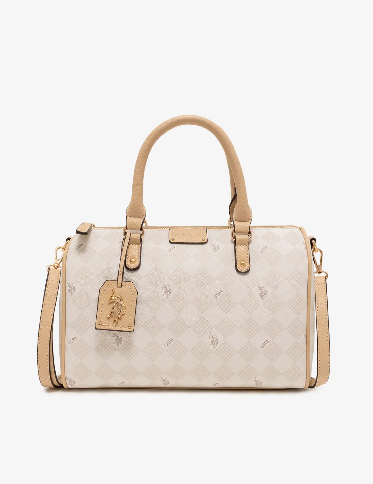 DIAMOND SIGNATURE SWIFTY SATCHEL BAG