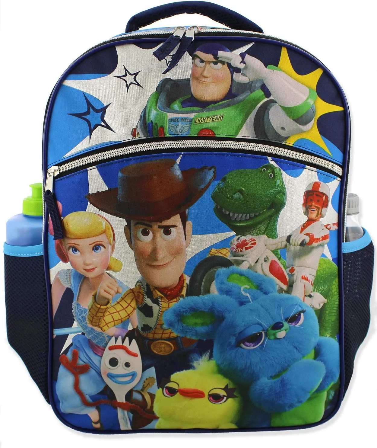 Disney Toy Story 4 Boy's Girl's 16 Inch School Backpack (One Size, Blue)
