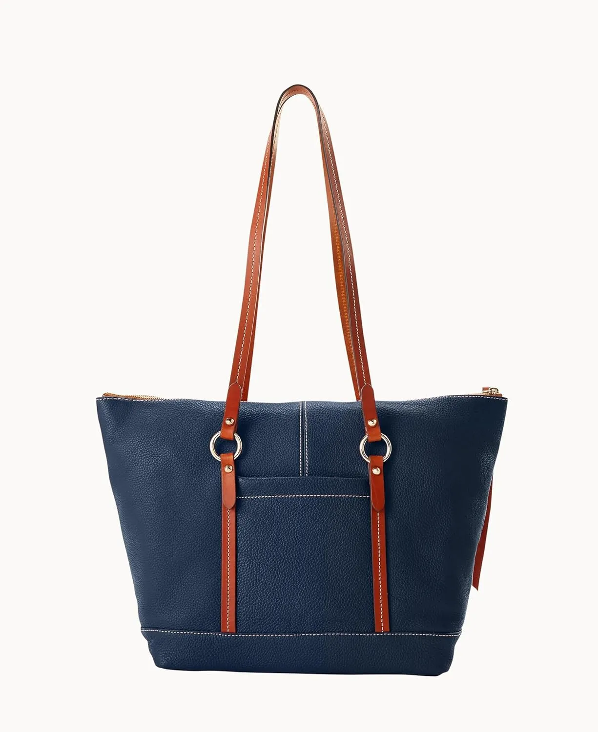 Dooney & Bourke Handbags for Women, Pebble Grain Leather Tote Bag with Zipper & Compartments