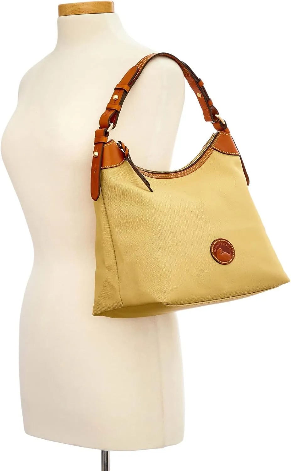 Dooney & Bourke Women's Large Erica Shoulder Bag in Nylon, with Adjustable and Detachable Shoulder Strap