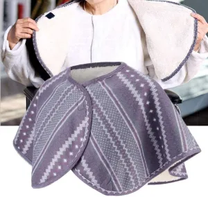 Elderly Care Shawl, Wheelchair Cosy,Bedridden Patient Care Shoulder Thicker Warm Blanket Shawl Shoulder Blanket for Elderly Care Products