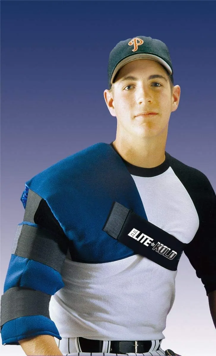 Elite-Kold Adult Shoulder Elbow Ice Wrap for Rotator Cuff Tendonitis Bursitis DK 54