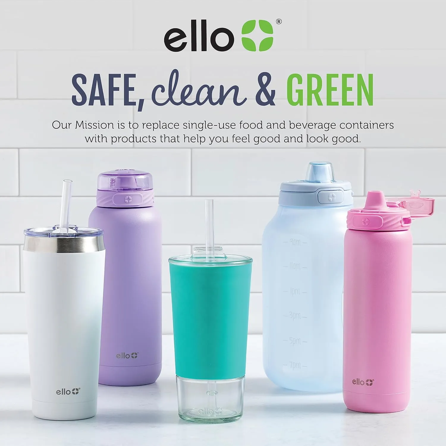 Ello Cooper 18oz Kids Stainless Steel Water Bottle Vacuum Insulated with Straw and Carry Handle, Leak Proof Locking Lid with Soft Silicone Spout, Fits Car Cupholder, Dishwasher Safe, Bonfire
