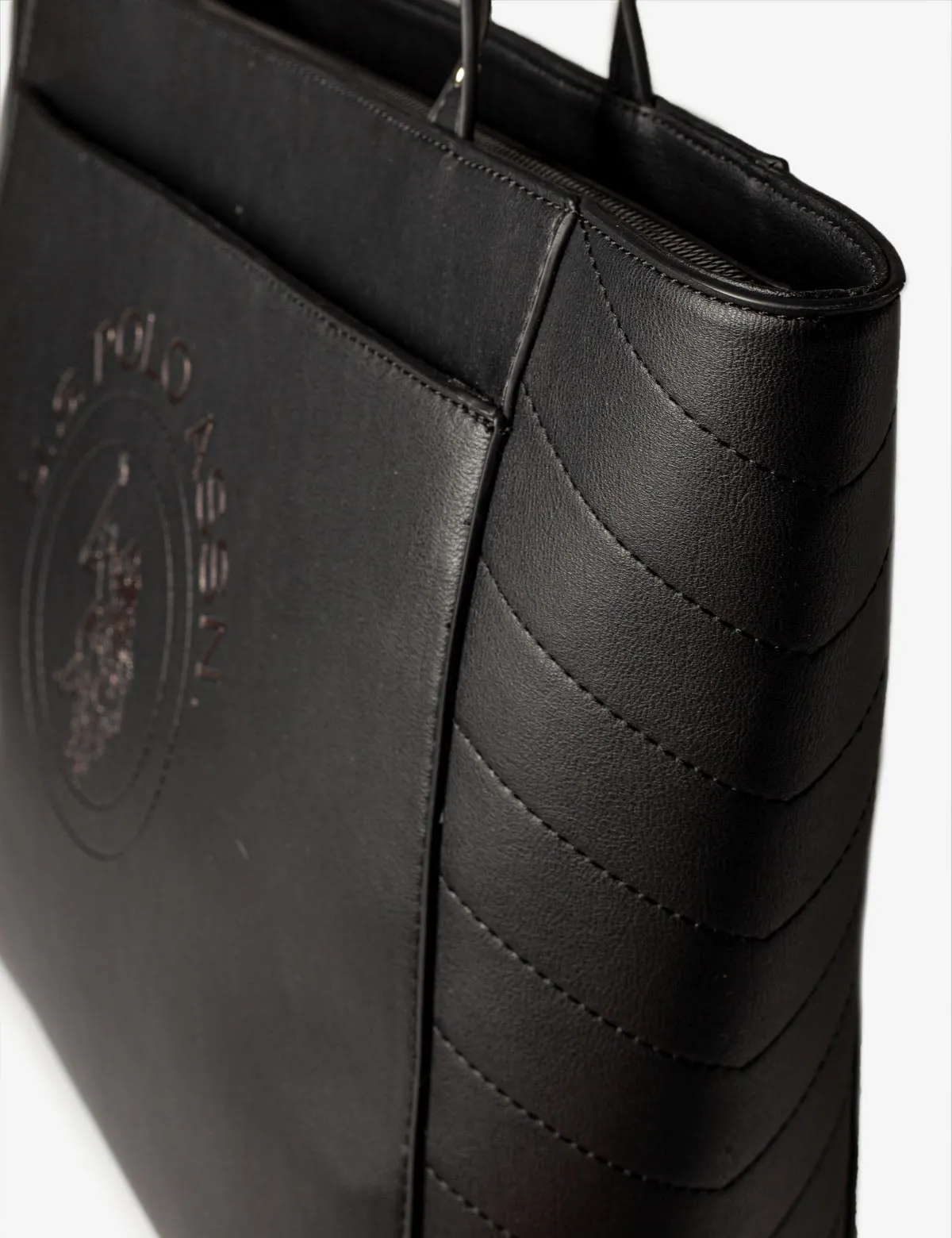 EMBOSSED LOGO TOTE BAG