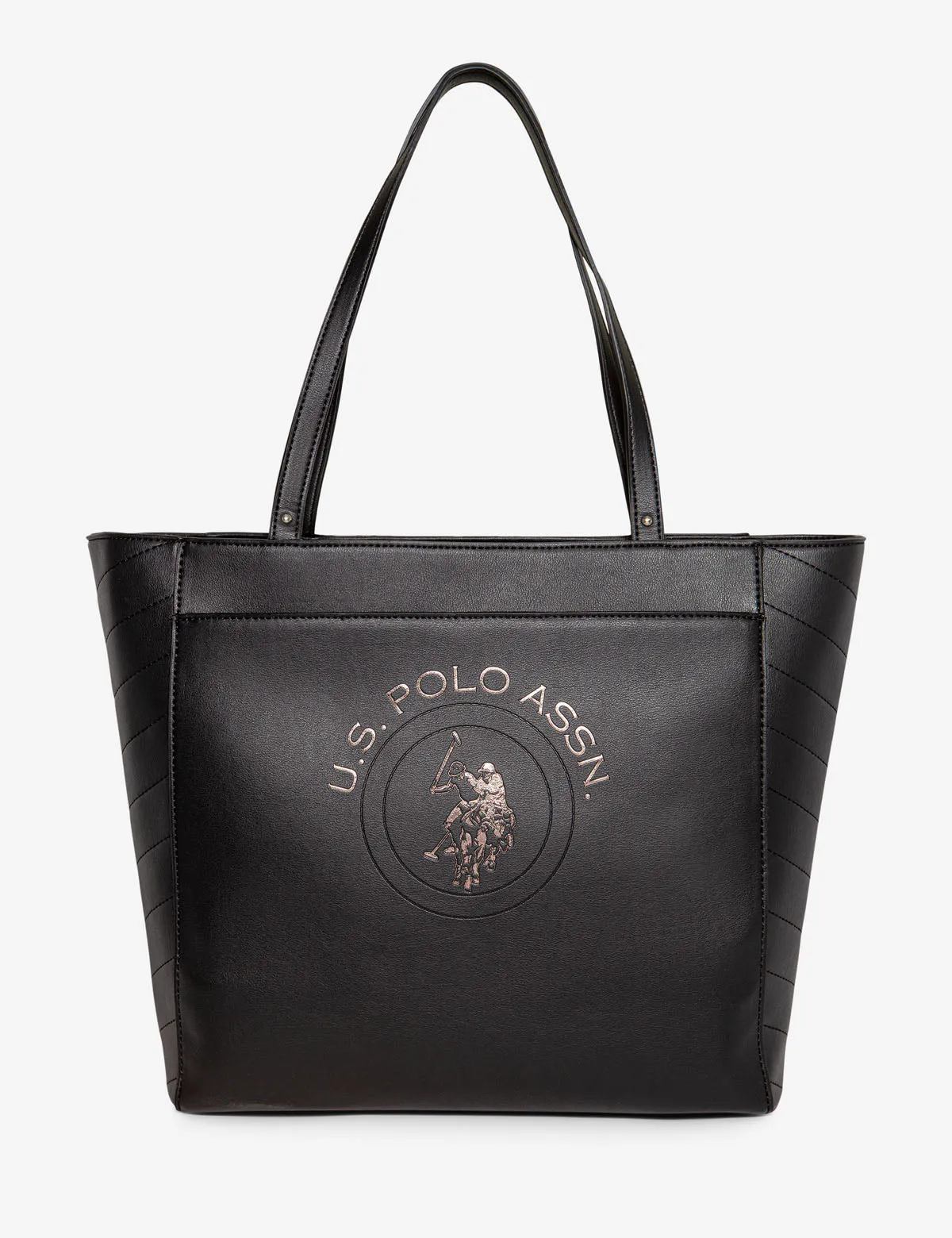 EMBOSSED LOGO TOTE BAG