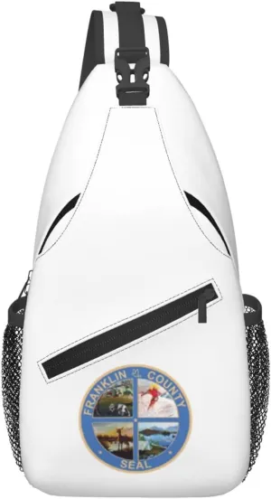 Flag Of Franklin County, New York Crossbody Bags For Women Men Chest Backpack Gym Shoulder Bag Travel Outdoor Sports Casual Crossbody Bags