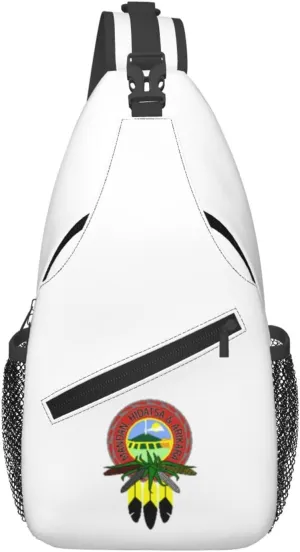 Flag Of The Mandan, Hidatsa & Arikara Nation Crossbody Bags For Women Men Chest Backpack Gym Shoulder Bag Travel Outdoor Sports Casual Crossbody Bags