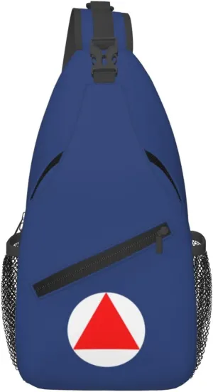 Flag of the United States Coast and Geodetic Survey Crossbody Bags For Women Men Chest Backpack Gym Shoulder Bag Travel Outdoor Sports Casual Crossbody Bags