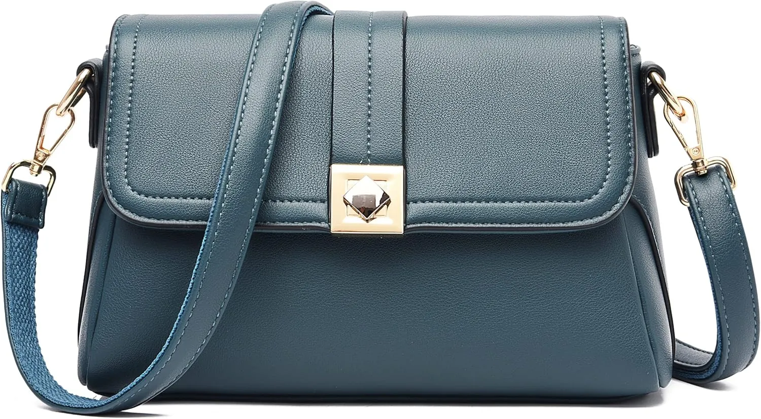 FSD.WG Women Tassel Zipper Pocket Crossbody Bag Shoulder Purse Fashion Travel Bag with Multi Pockets