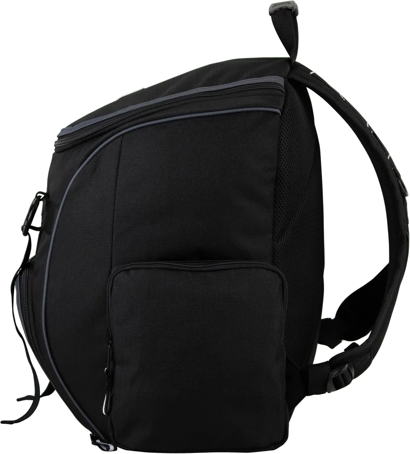 FUEL Oversized Wide Mouth Backpack with Multiple Compartments, Large Storage for Hiking, Work, Classroom, and Traveling - Grey Trim