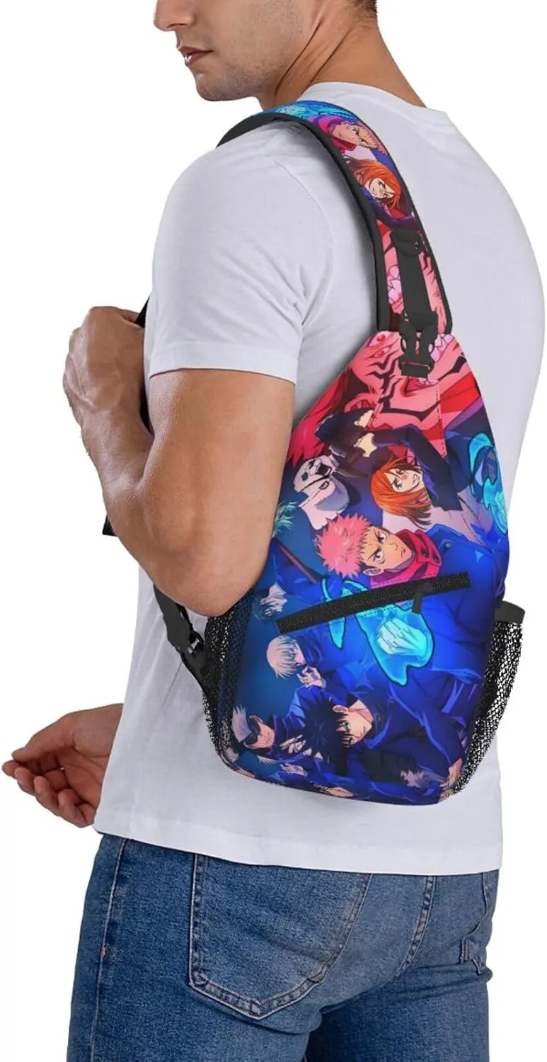 G-ojo Satoru Crossbody Bag Sling Shoulder Backpack for Outdoor Travel,Sports,Camping,Hiking,Shoulder Bags