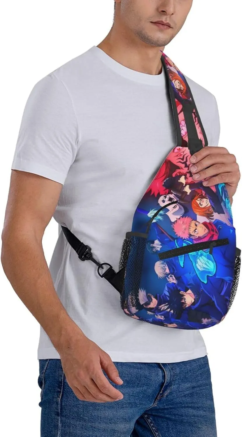 G-ojo Satoru Crossbody Bag Sling Shoulder Backpack for Outdoor Travel,Sports,Camping,Hiking,Shoulder Bags