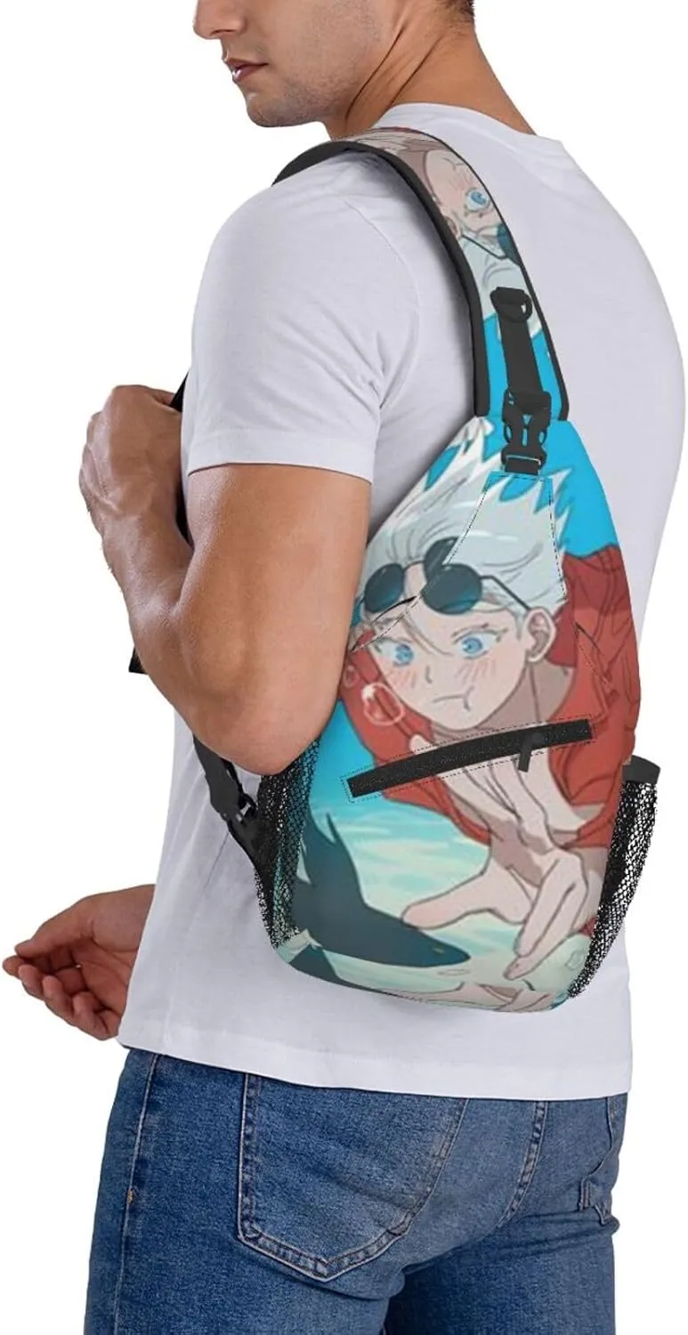 G-ojo Satoru Crossbody Bag Sling Shoulder Backpack for Outdoor Travel,Sports,Camping,Hiking,Shoulder Bags
