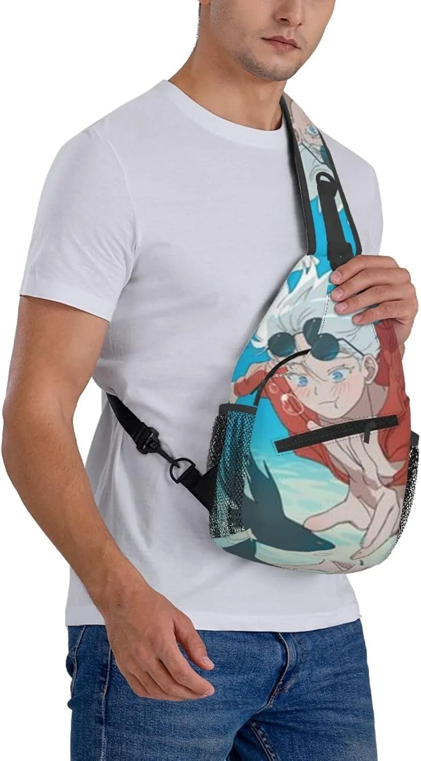 G-ojo Satoru Crossbody Bag Sling Shoulder Backpack for Outdoor Travel,Sports,Camping,Hiking,Shoulder Bags