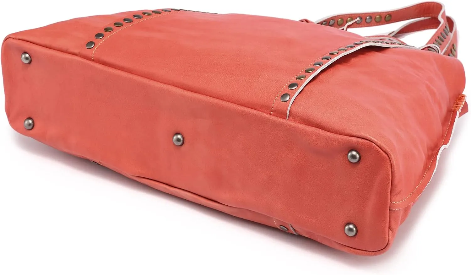 Genuine Leather Birch Tote Bag