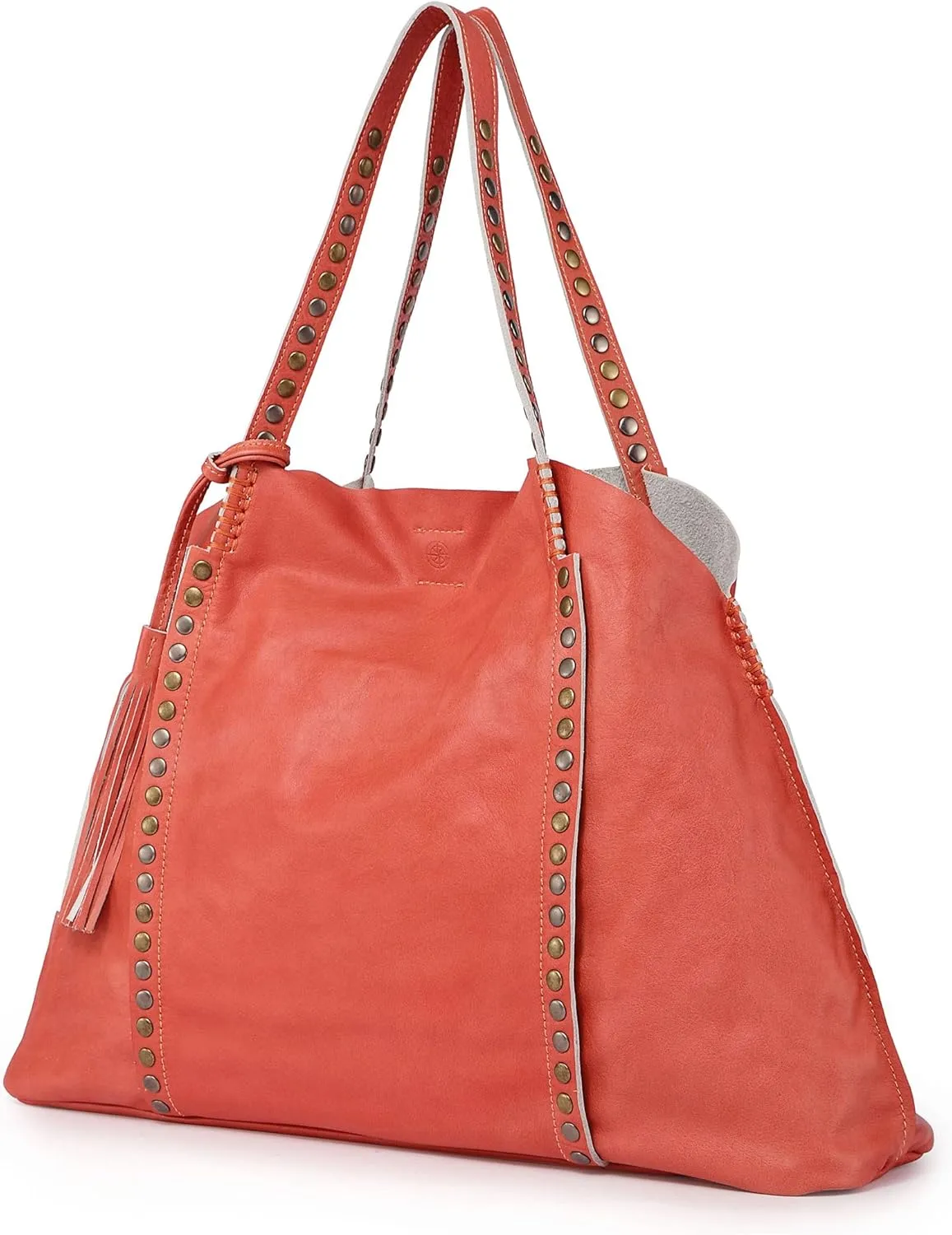 Genuine Leather Birch Tote Bag