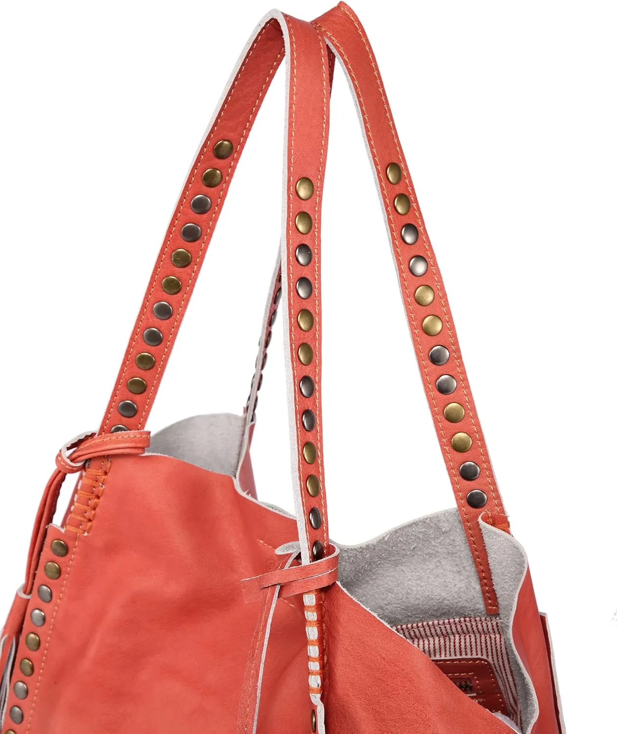 Genuine Leather Birch Tote Bag