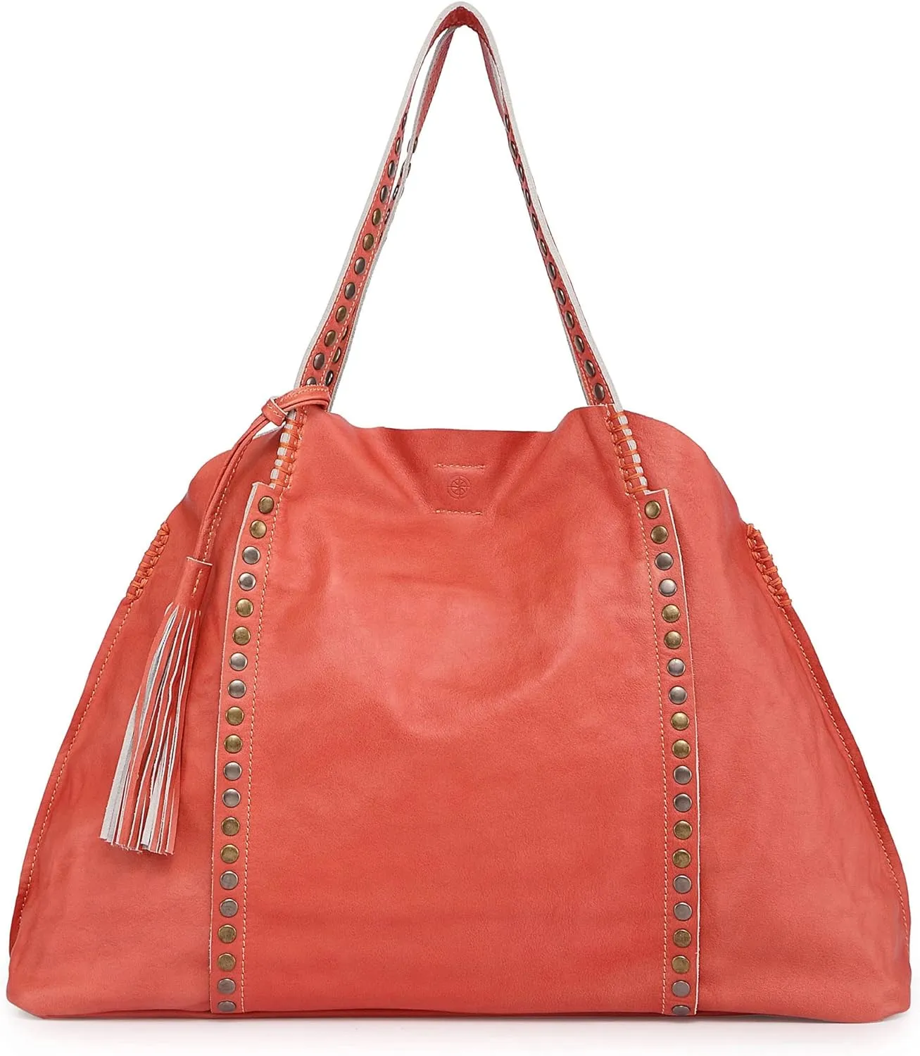 Genuine Leather Birch Tote Bag