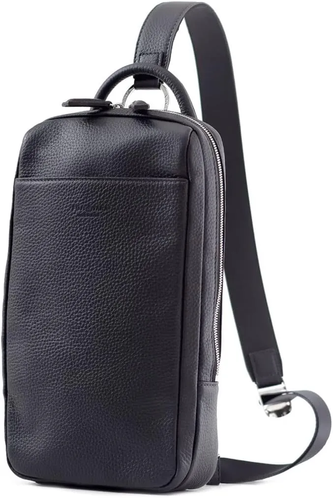 Genuine Leather One Shoulder Bag, Made In Japan, No.627911