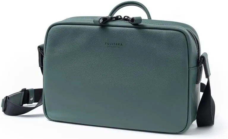 Genuine Leather Shoulder Bag B5 With Handle Locus, Made In Japan, No.672103