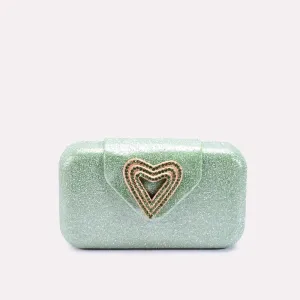 Glimmer Grace Green Casual Clutch 0315717