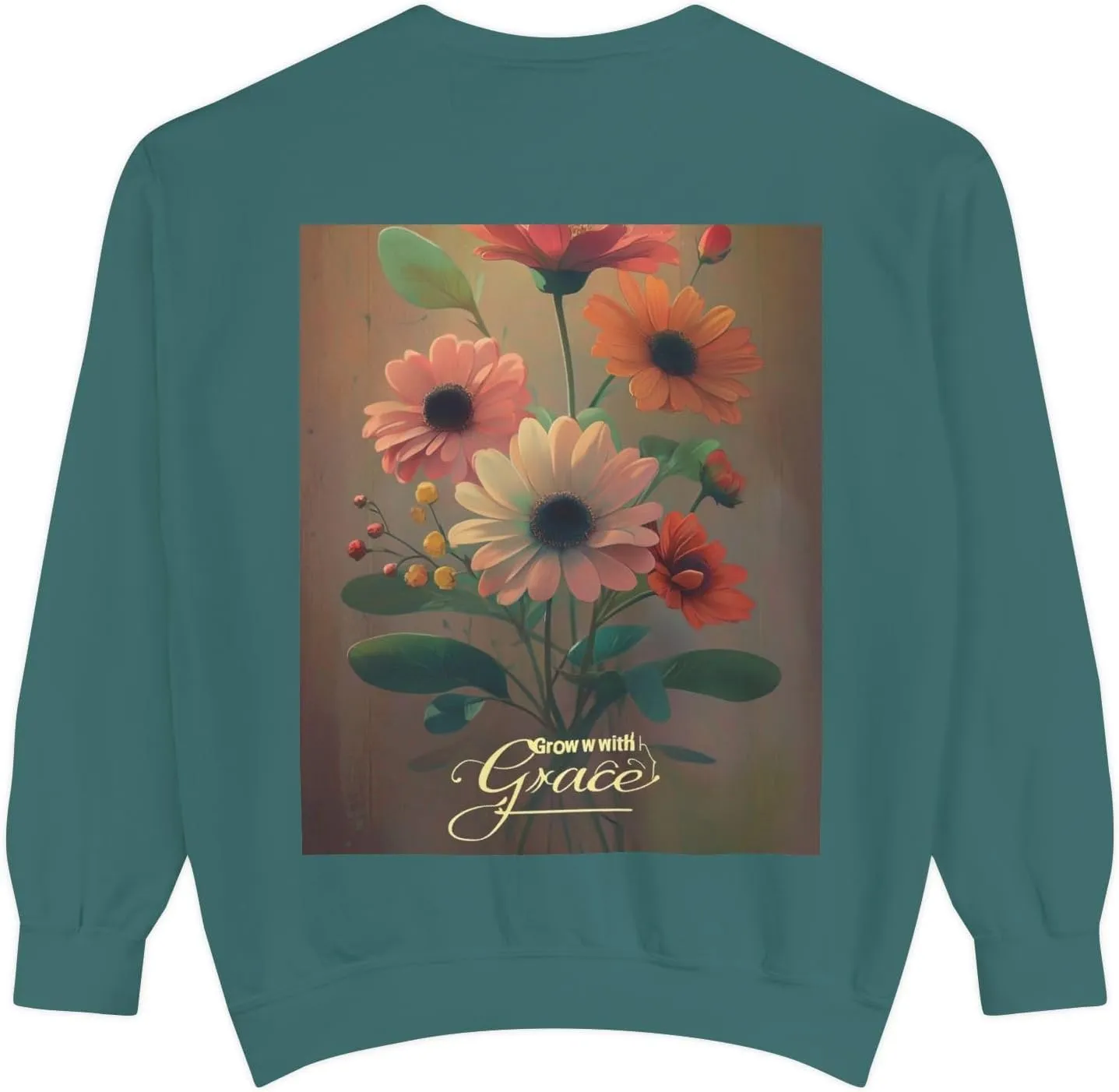 GROW IN GRACE Unisex Garment-Dyed Sweatshirt