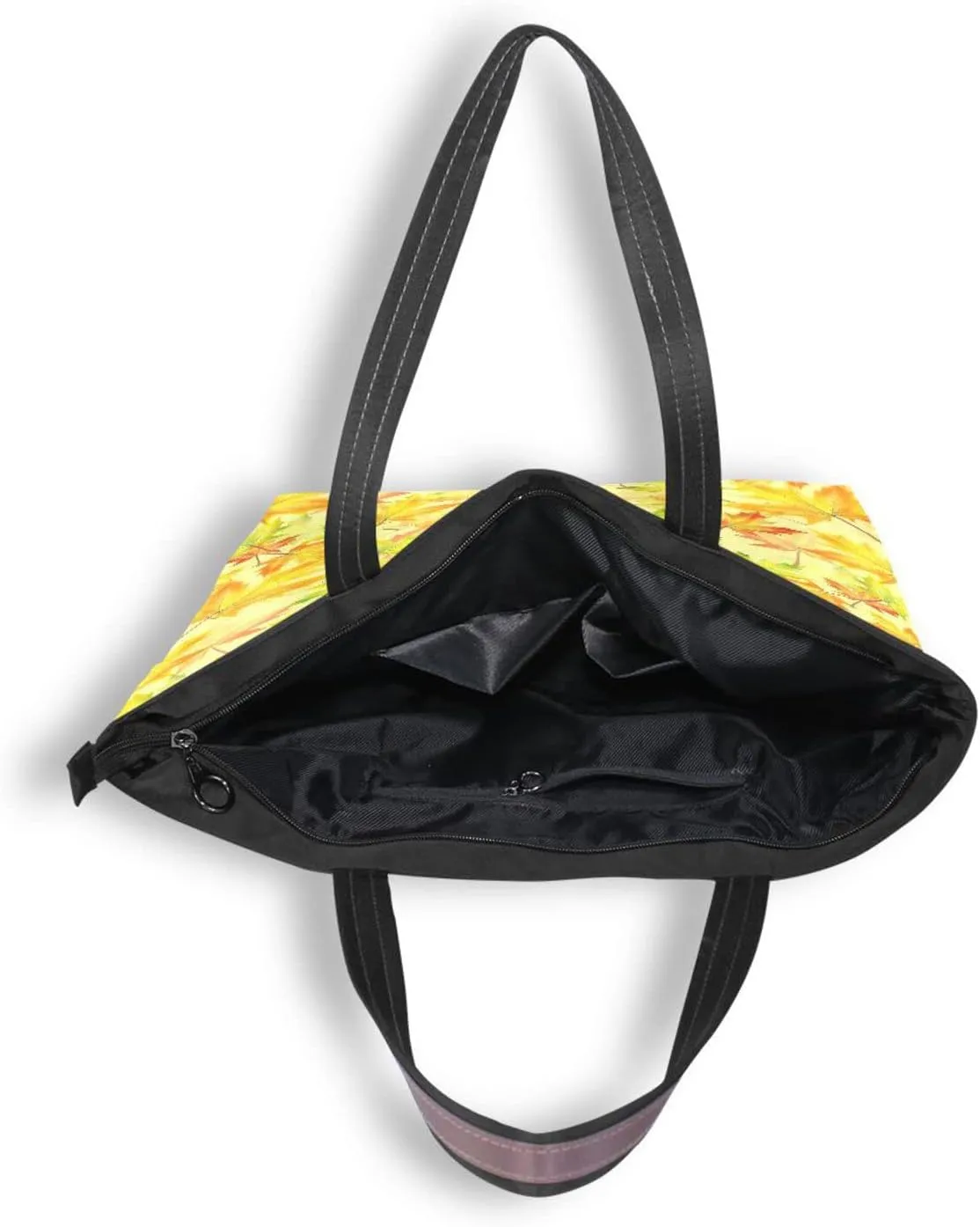 Halloween Pumpkin Tote Purse with Pockets and Compartments,Halloween Pumpkin Tote Bag Zippered