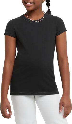 Hanes Girls' Jersey Cotton Tee (Pack Of 2)