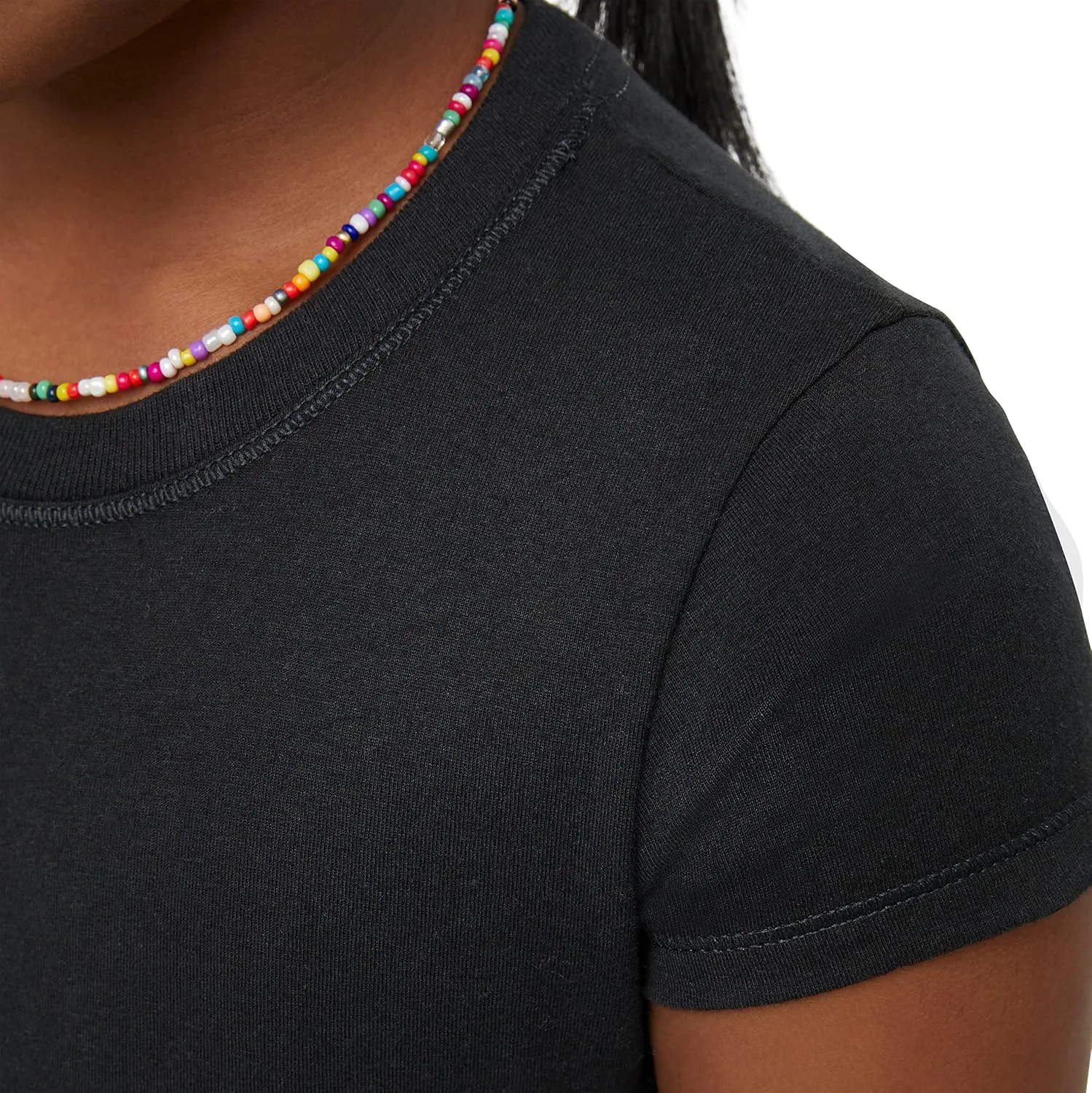 Hanes Girls' Jersey Cotton Tee (Pack Of 2)