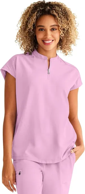 Healing Hands Women Medical Scrub Top Sandy Top with 2 Pockets, Moisture Wicking, 360° Stretch and Recycled Fiber - 2286